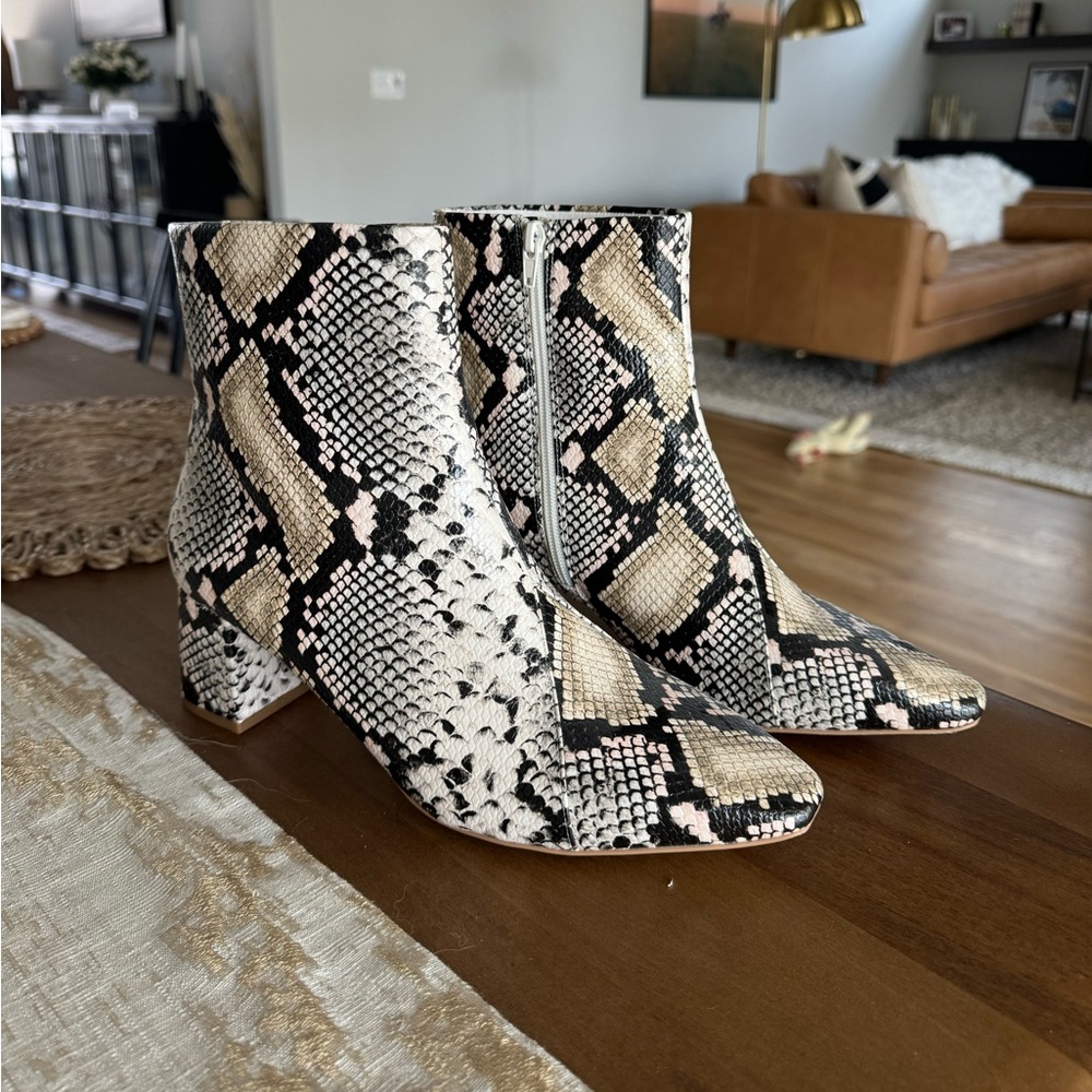 Matisse Snakeskin Boots